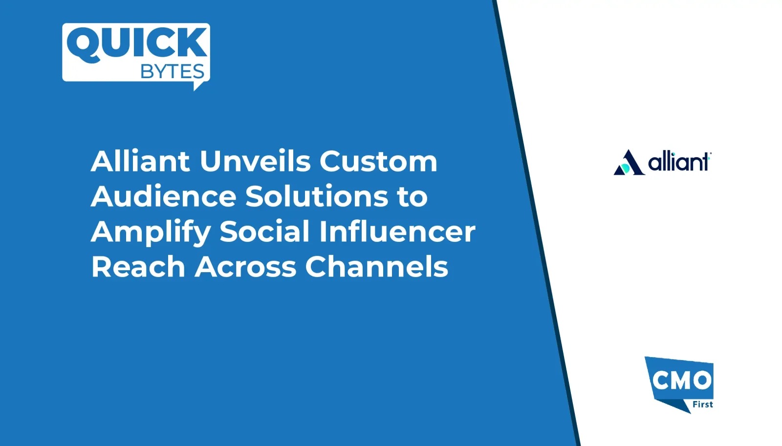 Alliant Unveils Custom Audience Solutions to Amplify Social Influencer Reach Across Channels