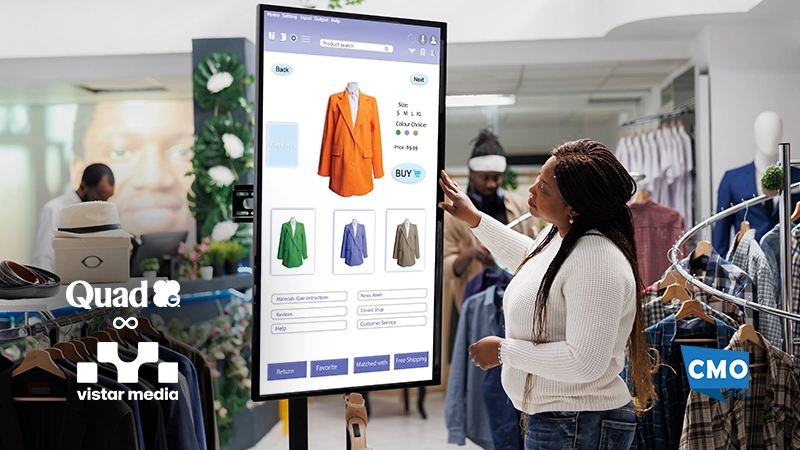 Quad Enhances In-Store Retail Media with Vistar Media’s Programmatic Advertising Technology
