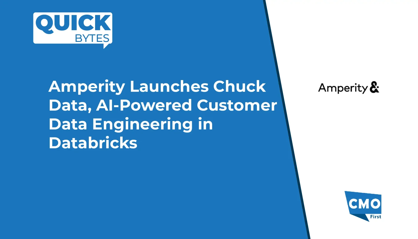 Amperity Launches Chuck Data, AI-Powered Customer Data Engineering in Databricks