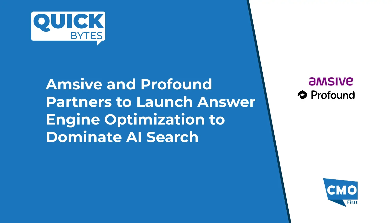 Amsive and Profound Partners to Launch Answer Engine Optimization to Dominate AI Search