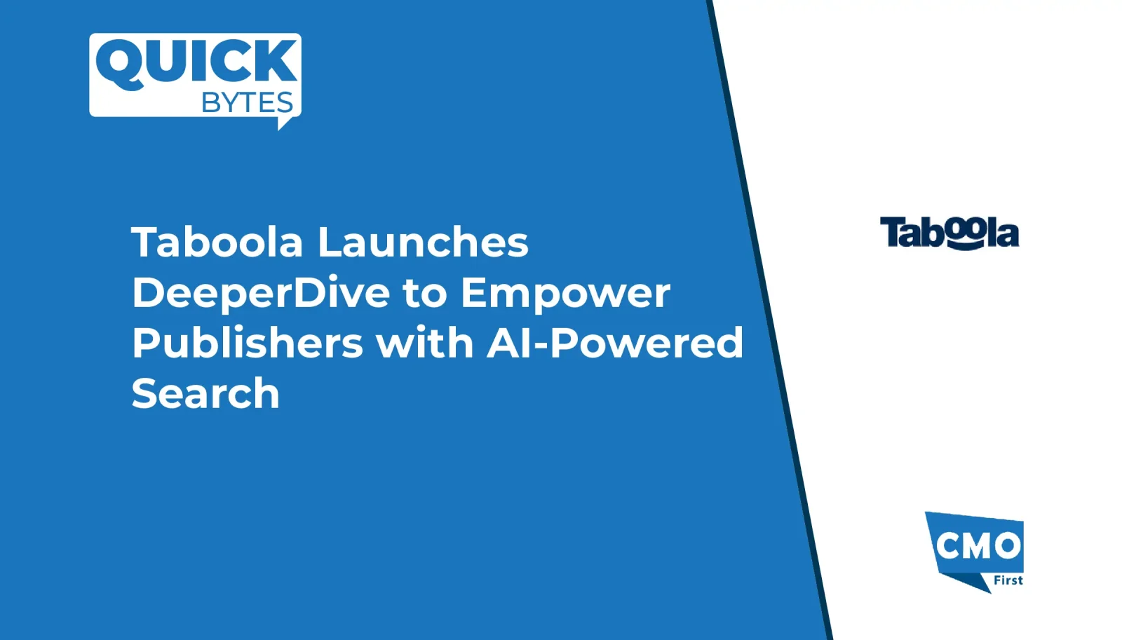 Taboola Launches DeeperDive to Empower Publishers with AI-Powered Search