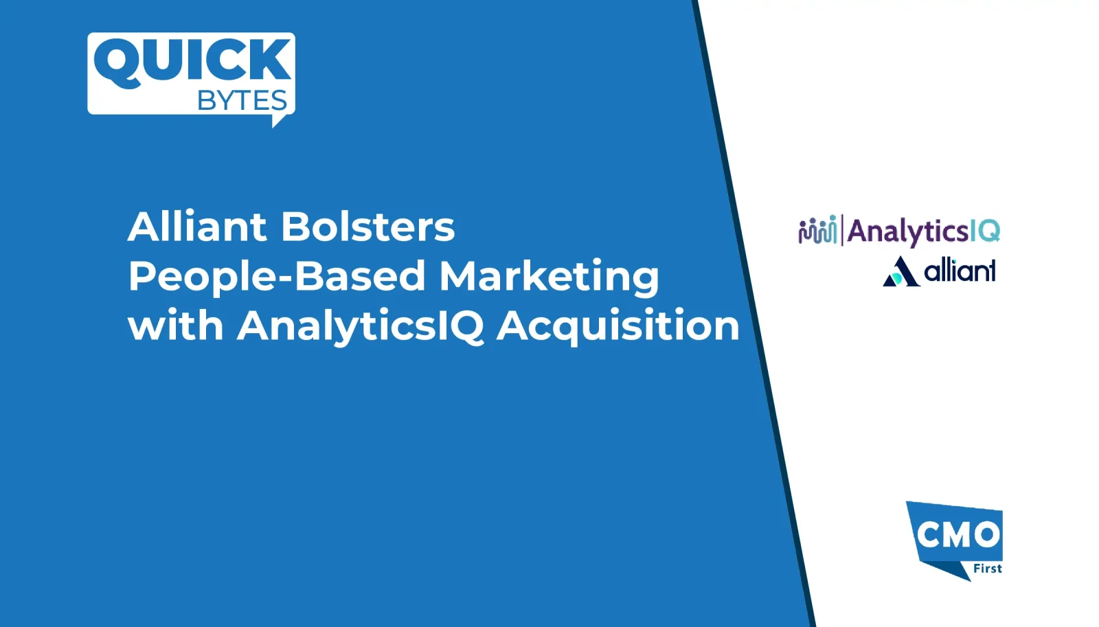 Alliant Bolsters People-Based Marketing with AnalyticsIQ Acquisition