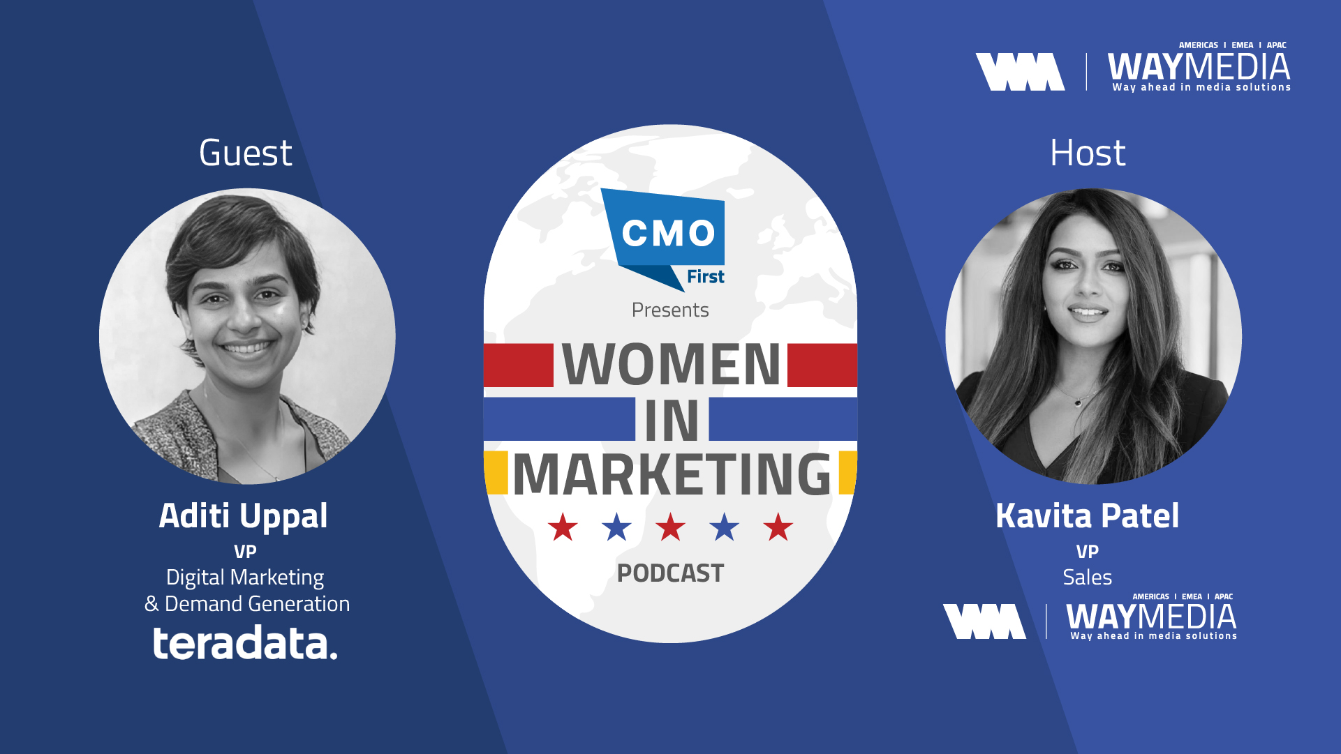 Women in Marketing. Episode 1. feat. Aditi Uppal @ Teradata & Kavita Patel @ Way Media