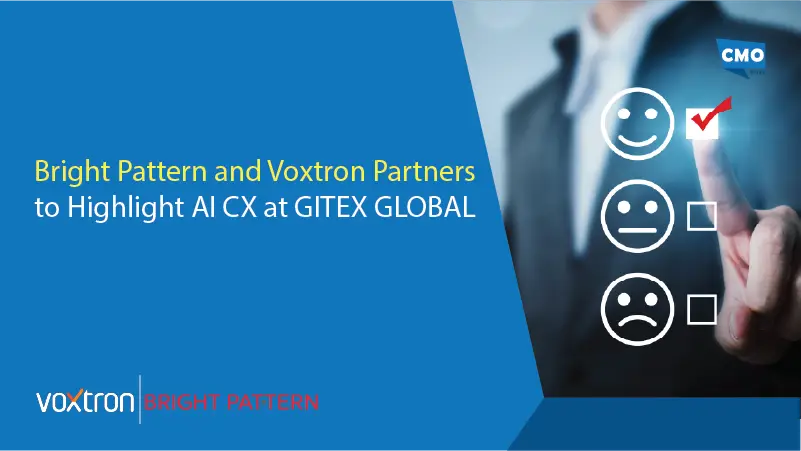 Bright Pattern and Voxtron Partners to Highlight AI CX at GITEX GLOBAL