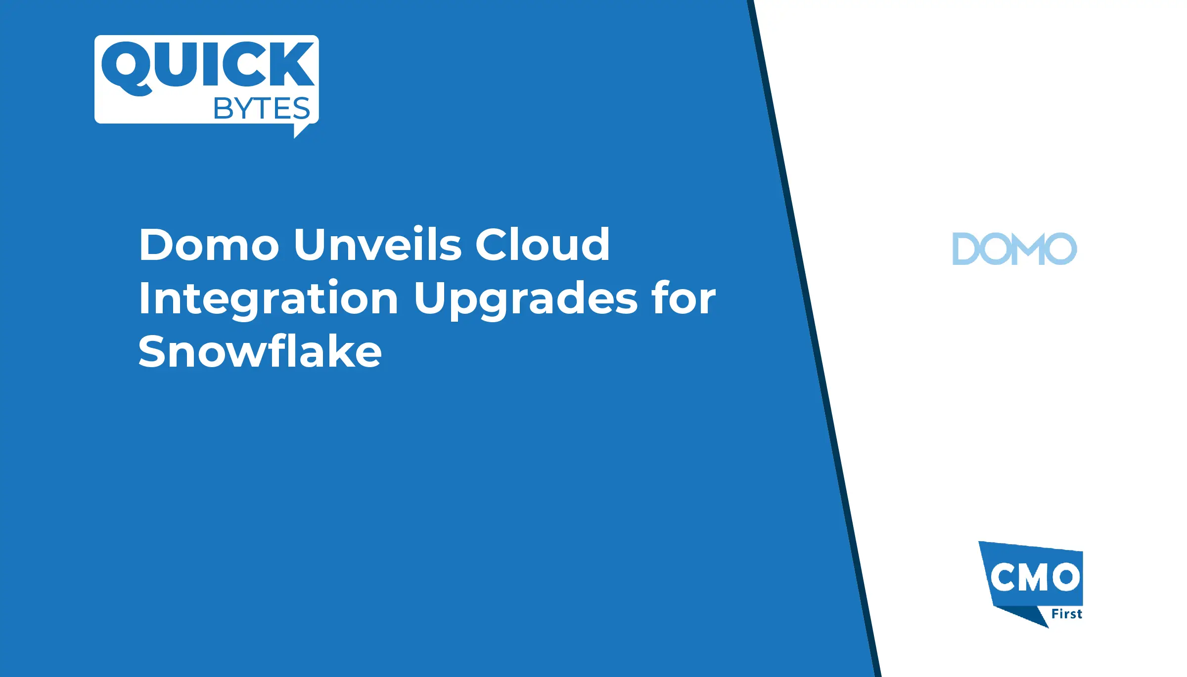 Domo Unveils Cloud Integration Upgrades for Snowflake