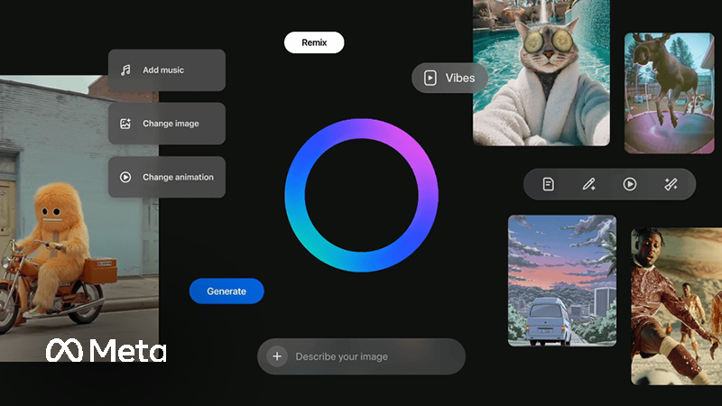 Meta Introduced Vibes, A New Way to Discover and Create AI Videos