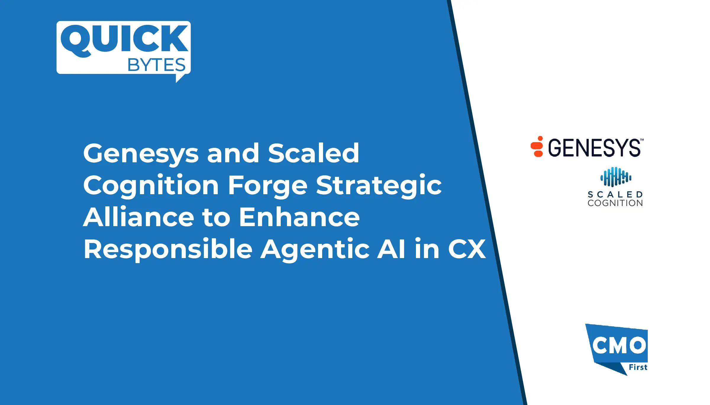 Genesys and Scaled Cognition Forge Strategic Alliance to Enhance Responsible Agentic AI in CX