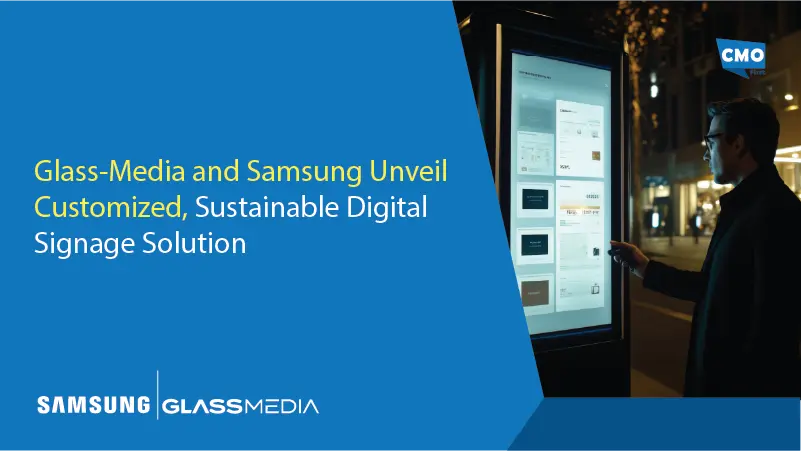 Glass-Media and Samsung Unveil Customized, Sustainable Digital Signage Solution