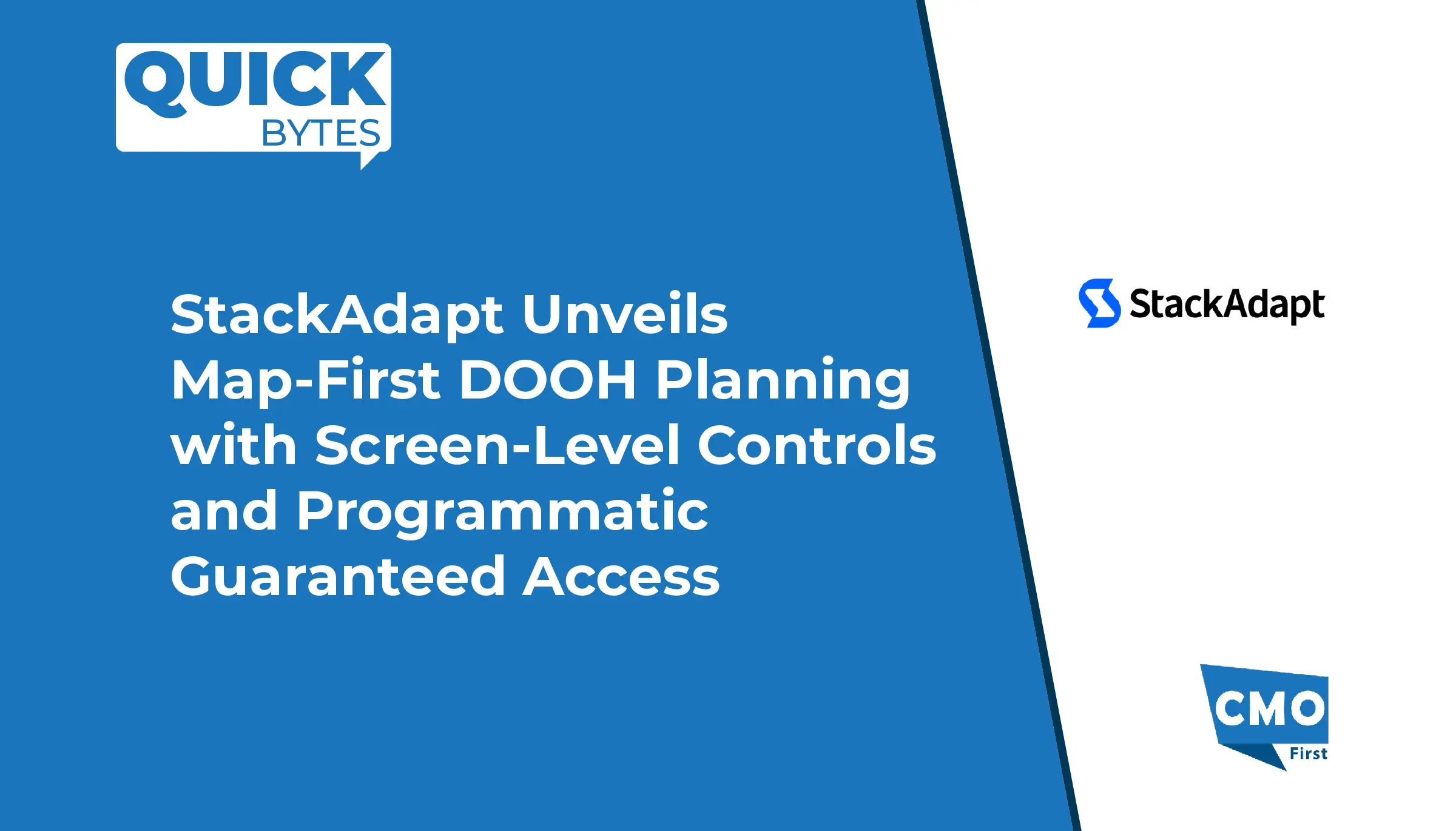 StackAdapt Unveils Map-First DOOH Planning with Screen-Level Controls and Programmatic Guaranteed Access