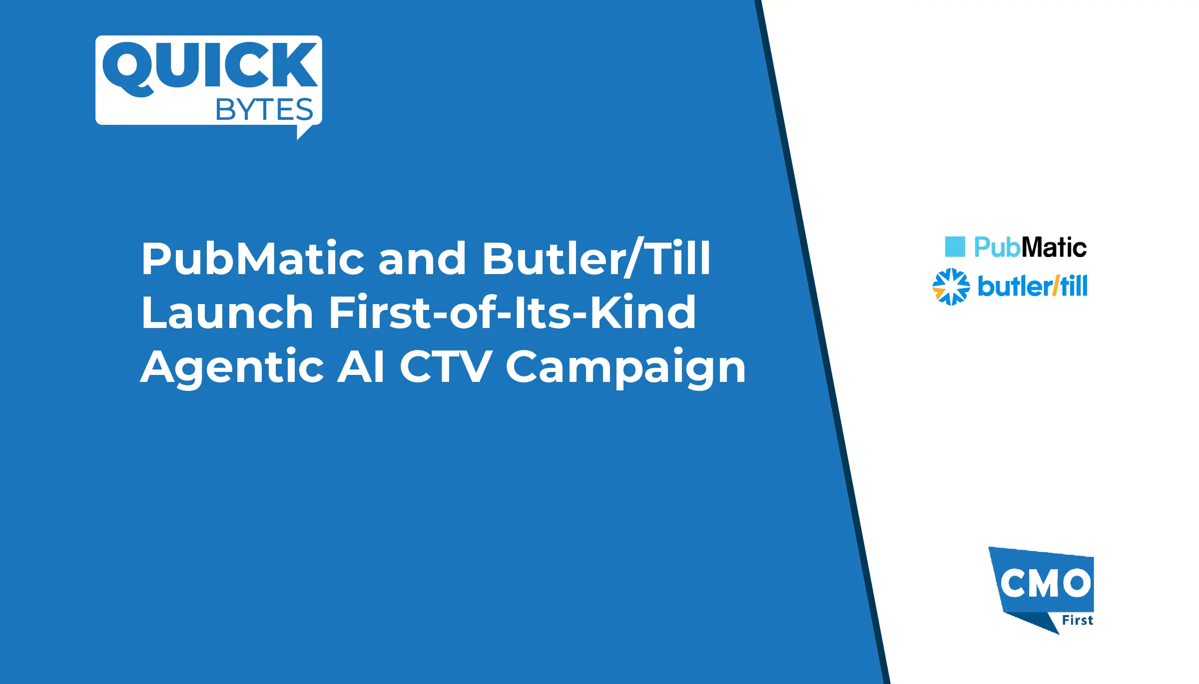 PubMatic and Butler/Till Launch First-of-Its-Kind Agentic AI CTV Campaign