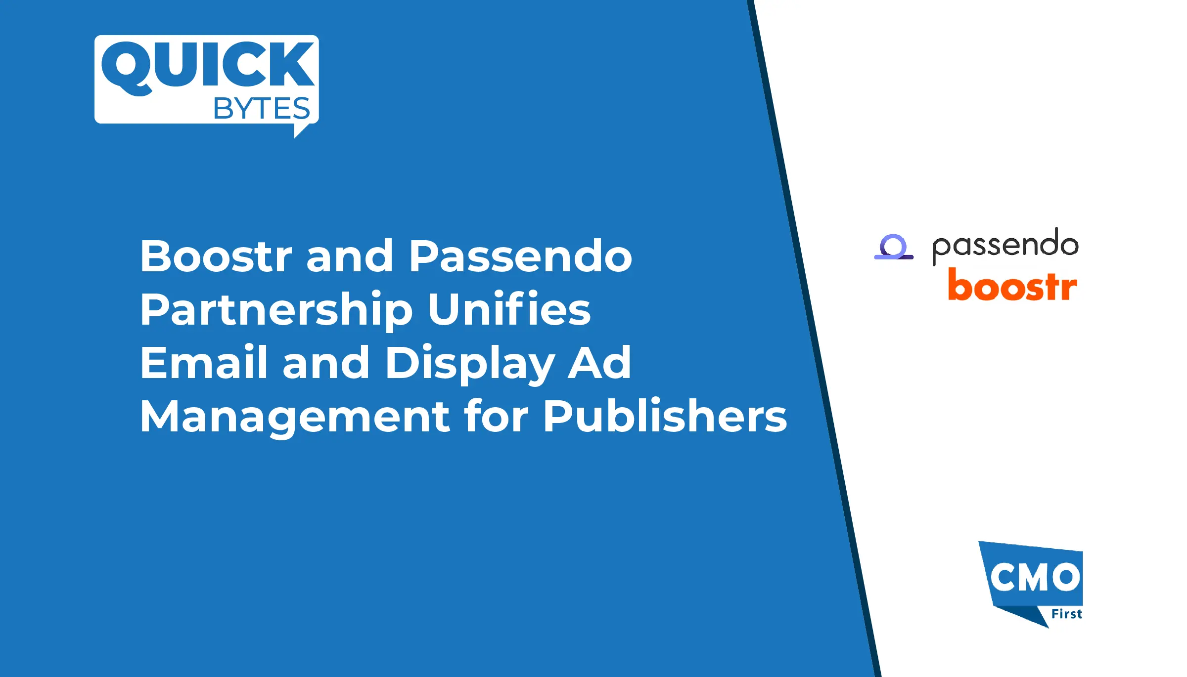 Boostr and Passendo Partnership Unifies Email and Display Ad Management for Publishers