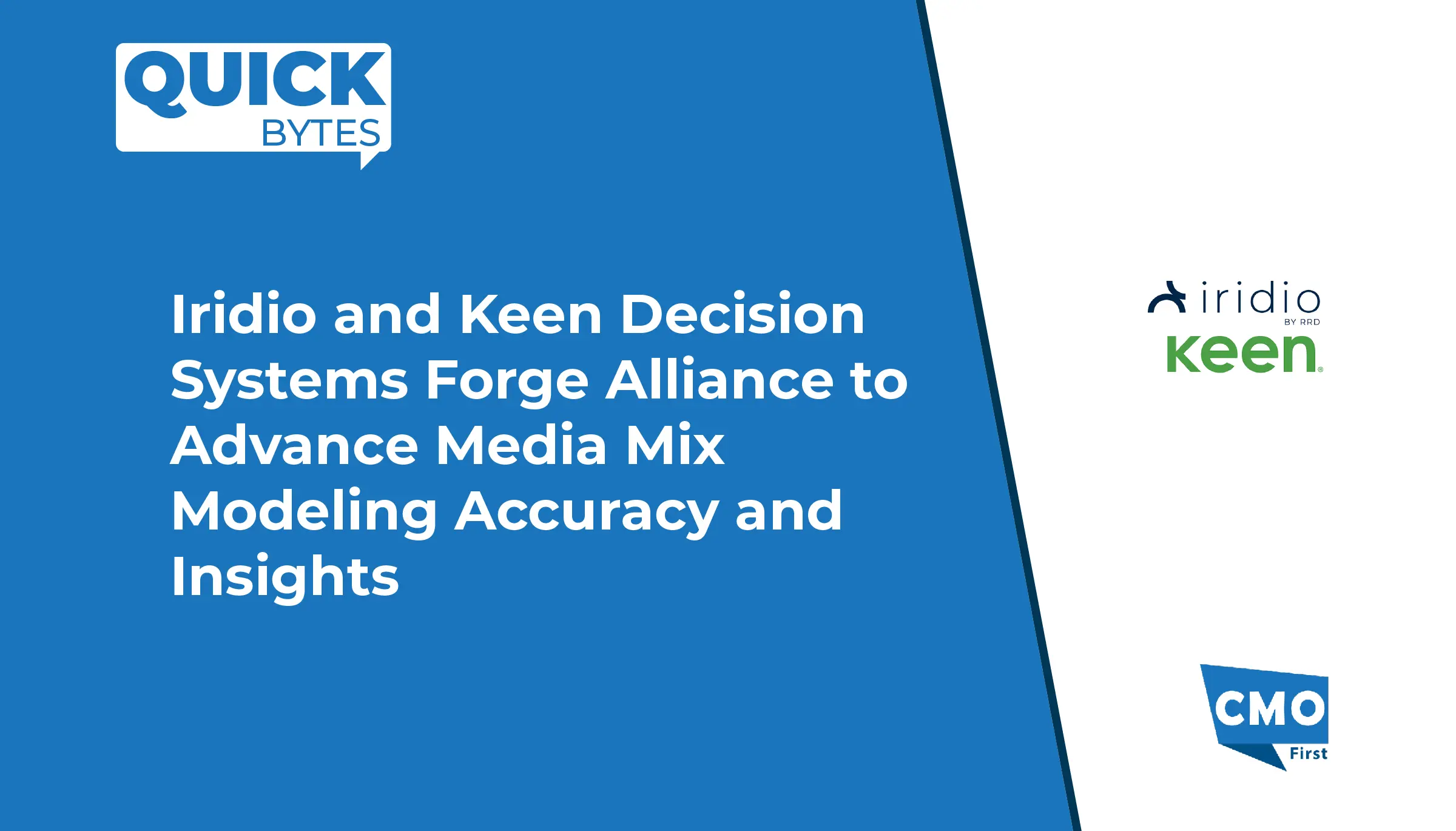 Iridio and Keen Decision Systems Forge Alliance to Advance Media Mix Modeling Accuracy and Insights