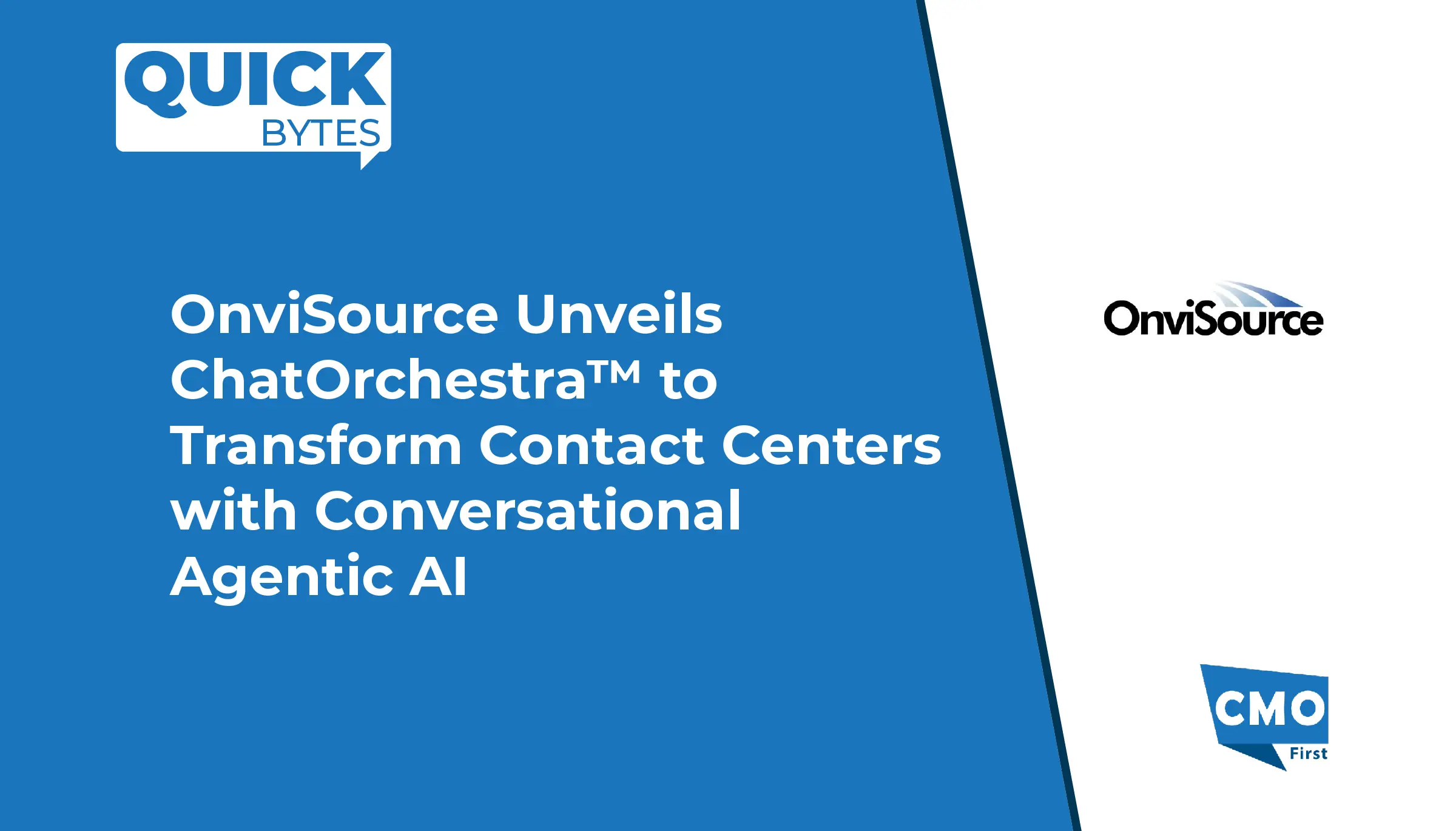 OnviSource Unveils ChatOrchestra™ to Transform Contact Centers with Conversational Agentic AI