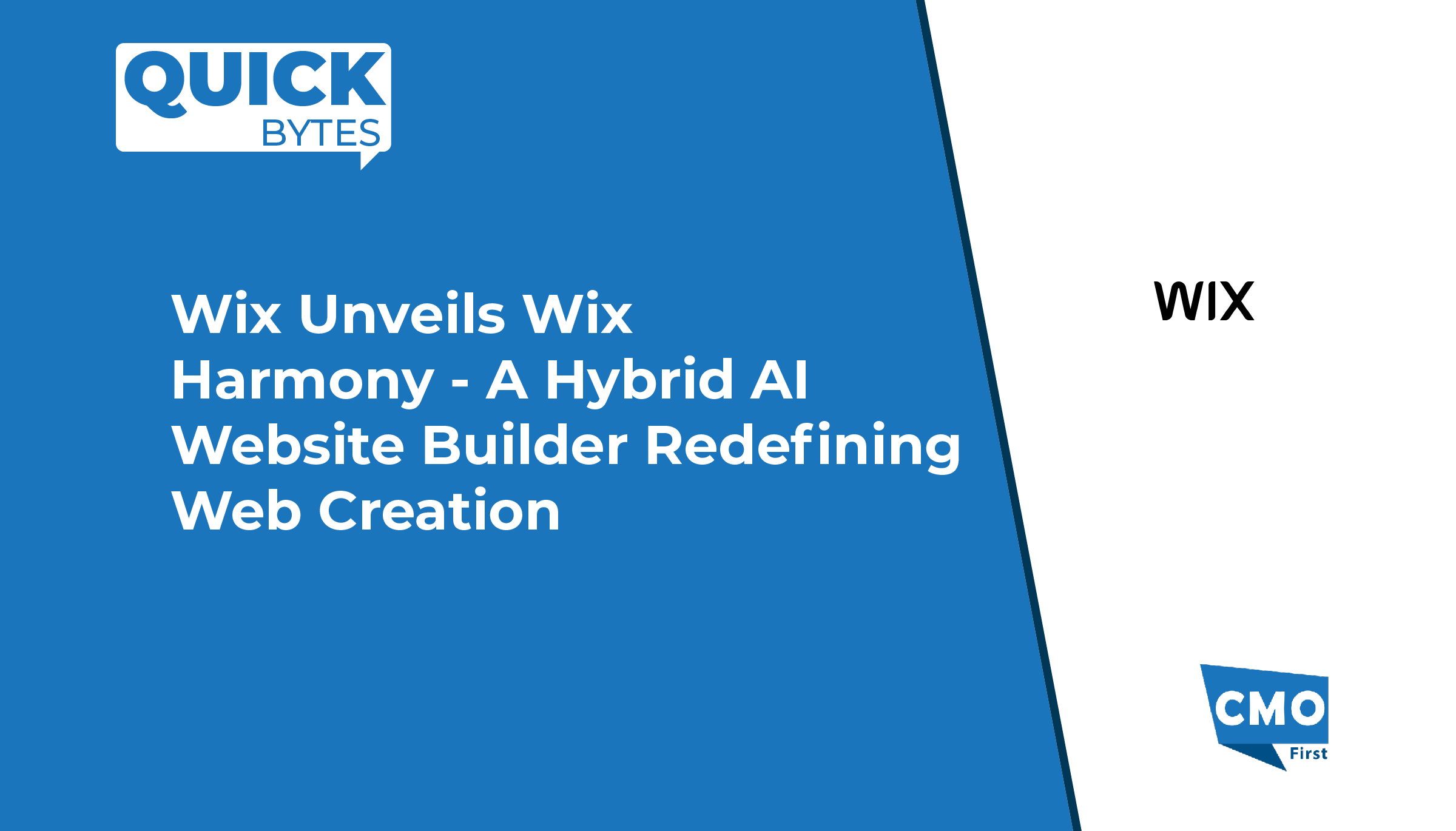 Wix Unveils Wix Harmony - A Hybrid AI Website Builder Redefining Web Creation