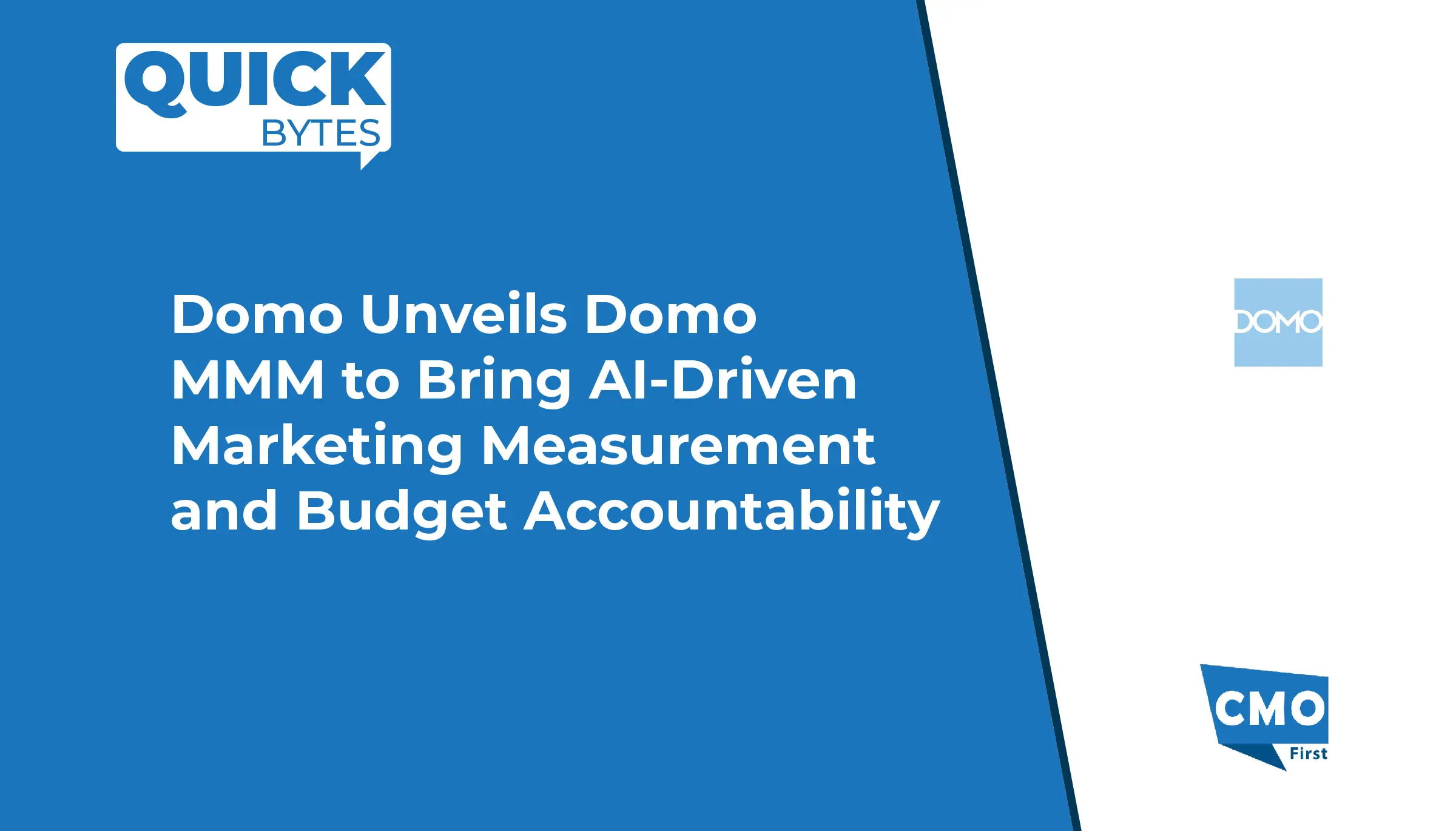 Domo Unveils Domo MMM to Bring AI-Driven Marketing Measurement and Budget Accountability