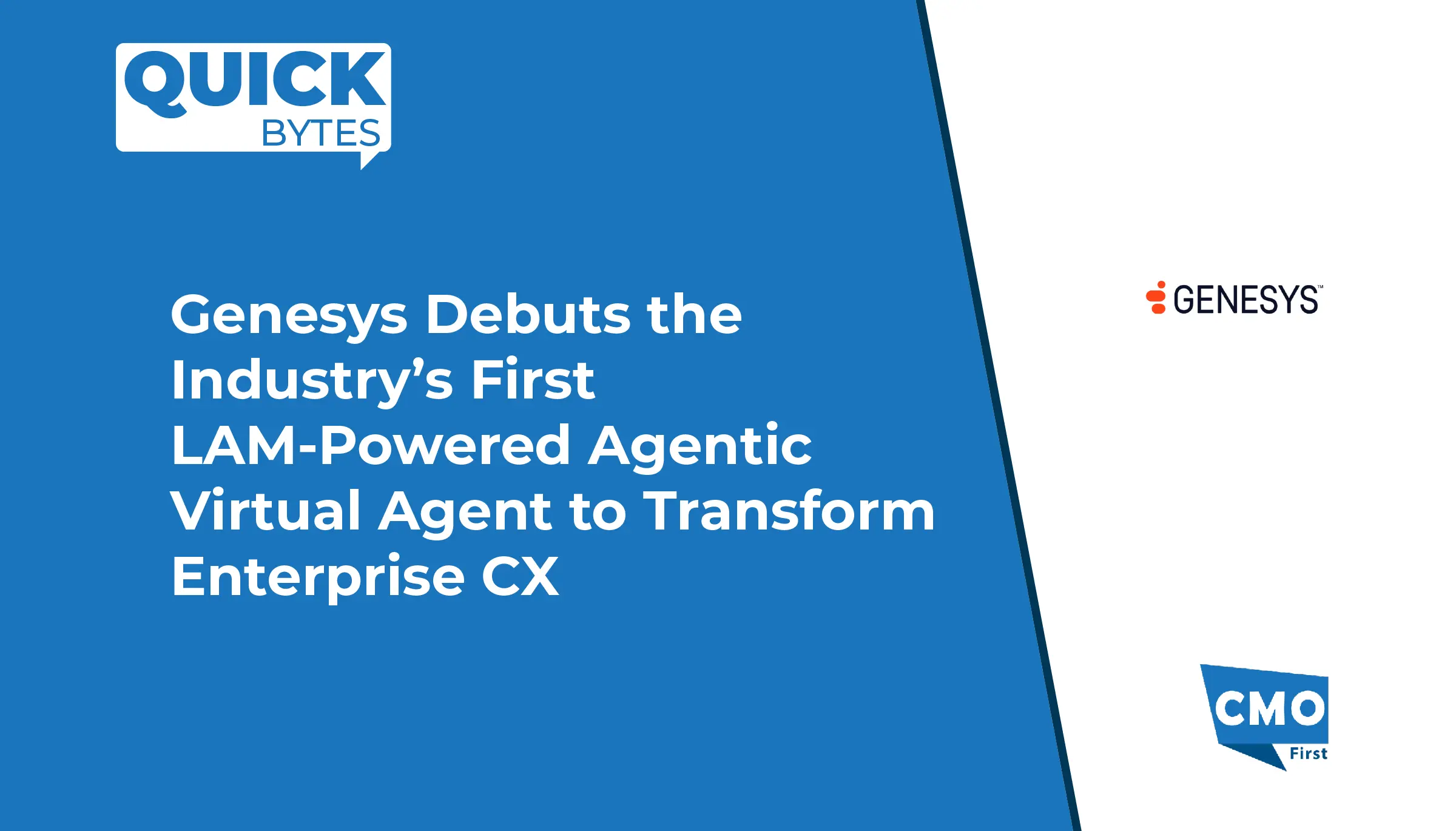 Genesys Debuts the Industry’s First LAM-Powered Agentic Virtual Agent to Transform Enterprise CX