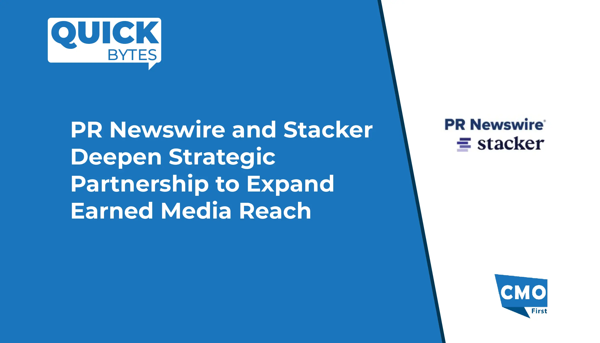 PR Newswire and Stacker Deepen Strategic Partnership to Expand Earned Media Reach