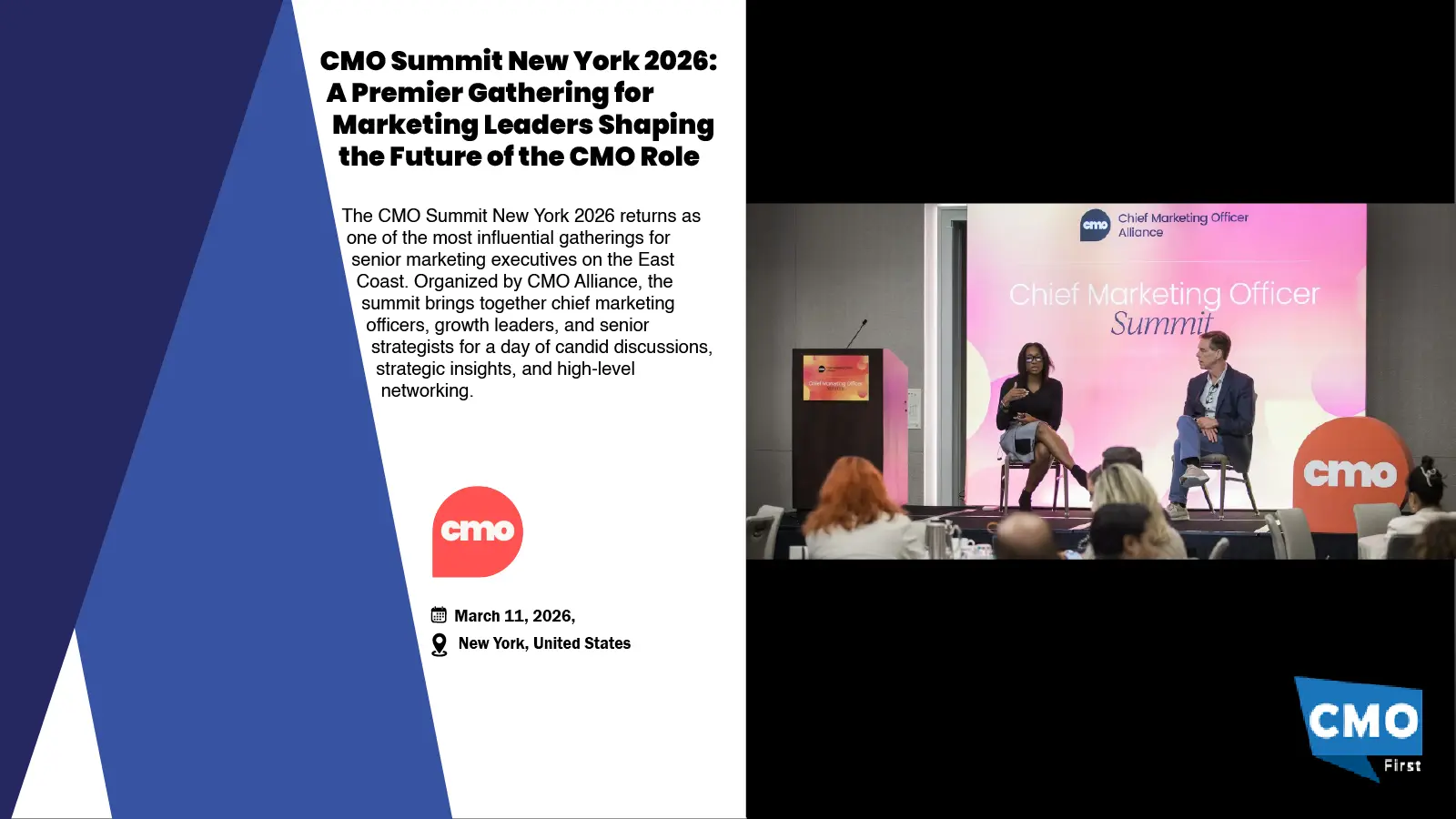 CMO Summit New York 2026: A Premier Gathering for Marketing Leaders Shaping the Future of the CMO Role
