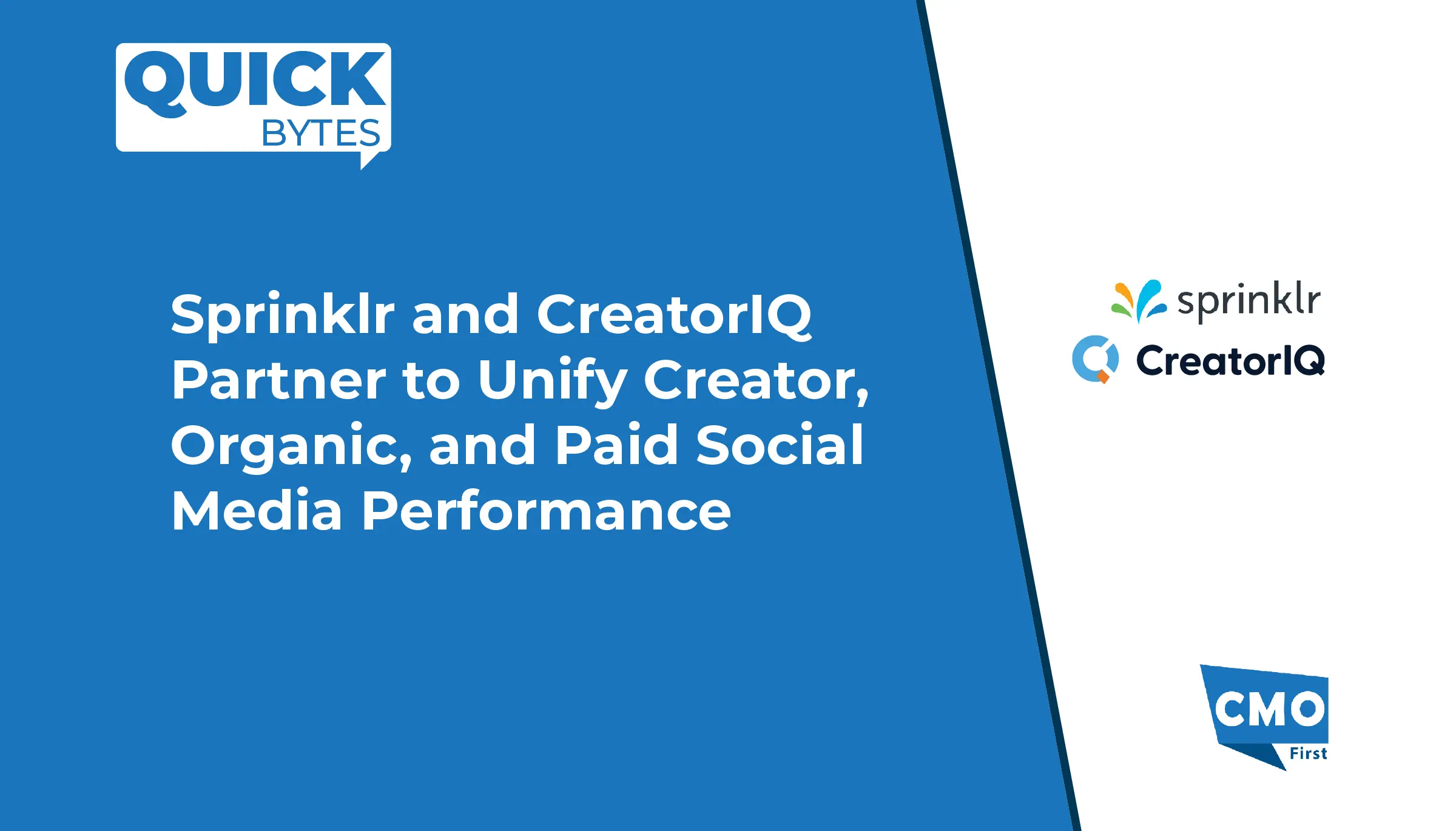 Sprinklr and CreatorIQ Partner to Unify Creator, Organic, and Paid Social Media Performance
