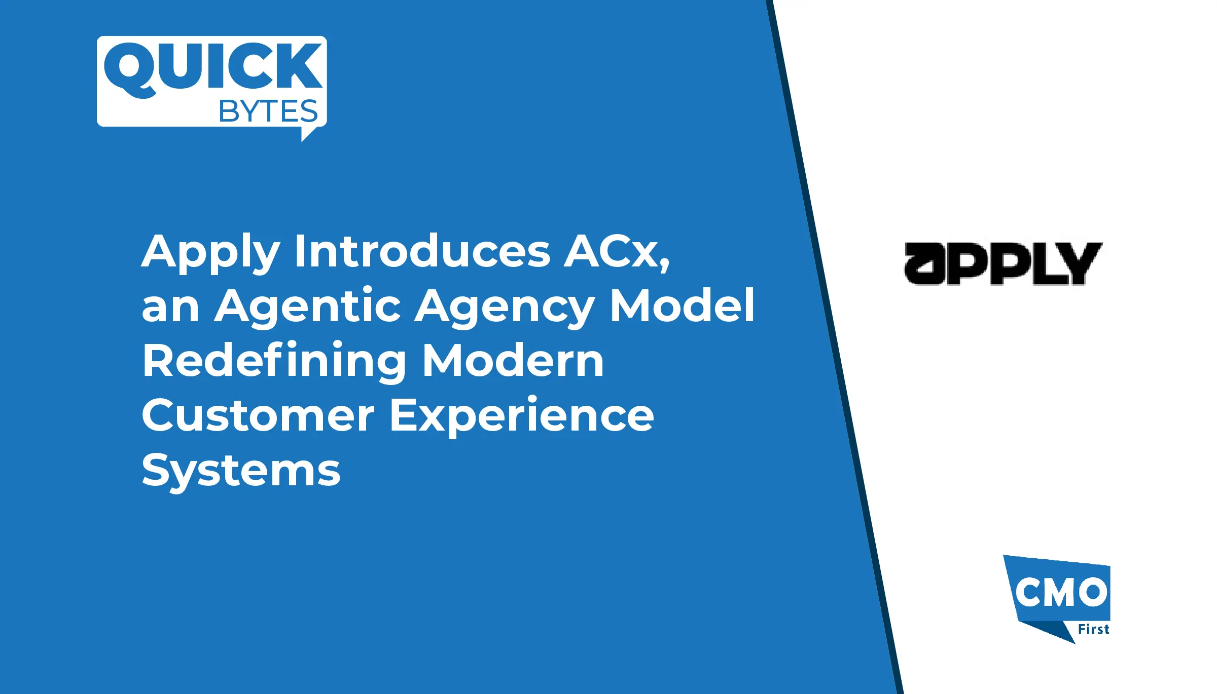 Apply Introduces ACx, an Agentic Agency Model Redefining Modern Customer Experience Systems