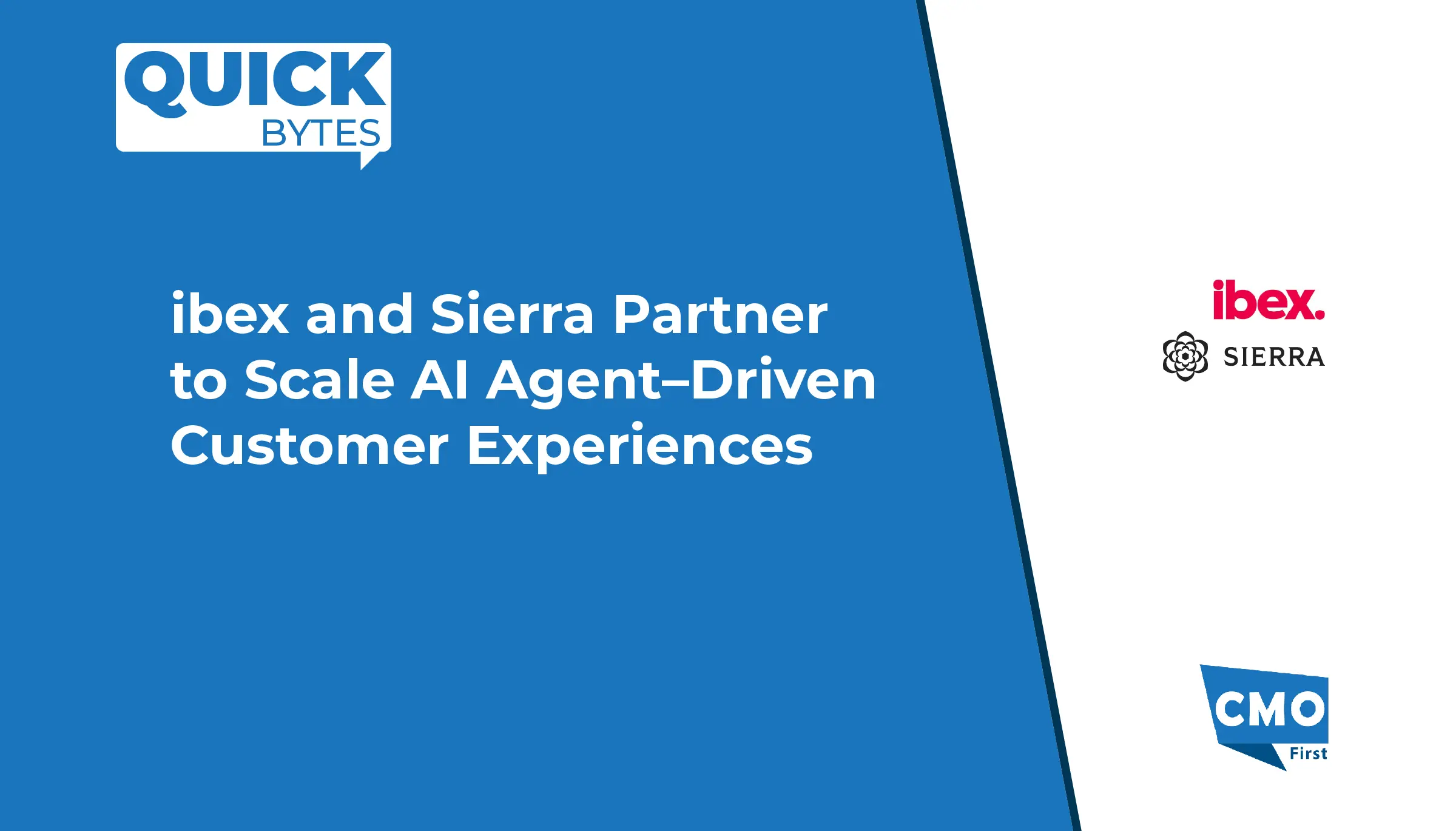 ibex and Sierra Partner to Scale AI Agent–Driven Customer Experiences