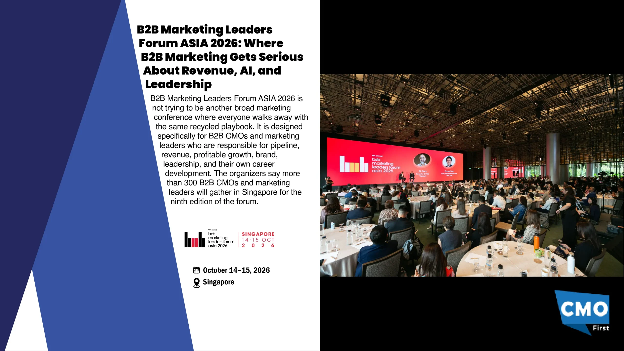 B2B Marketing Leaders Forum Asia 2026