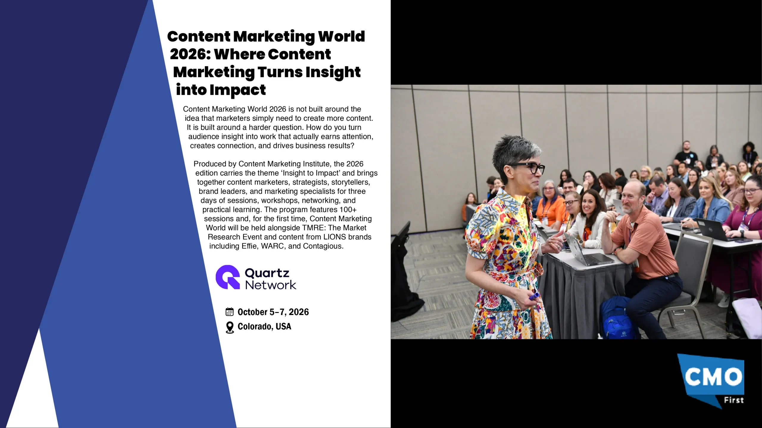 Content Marketing World 2026: Where Content Marketing Turns Insight into Impact
