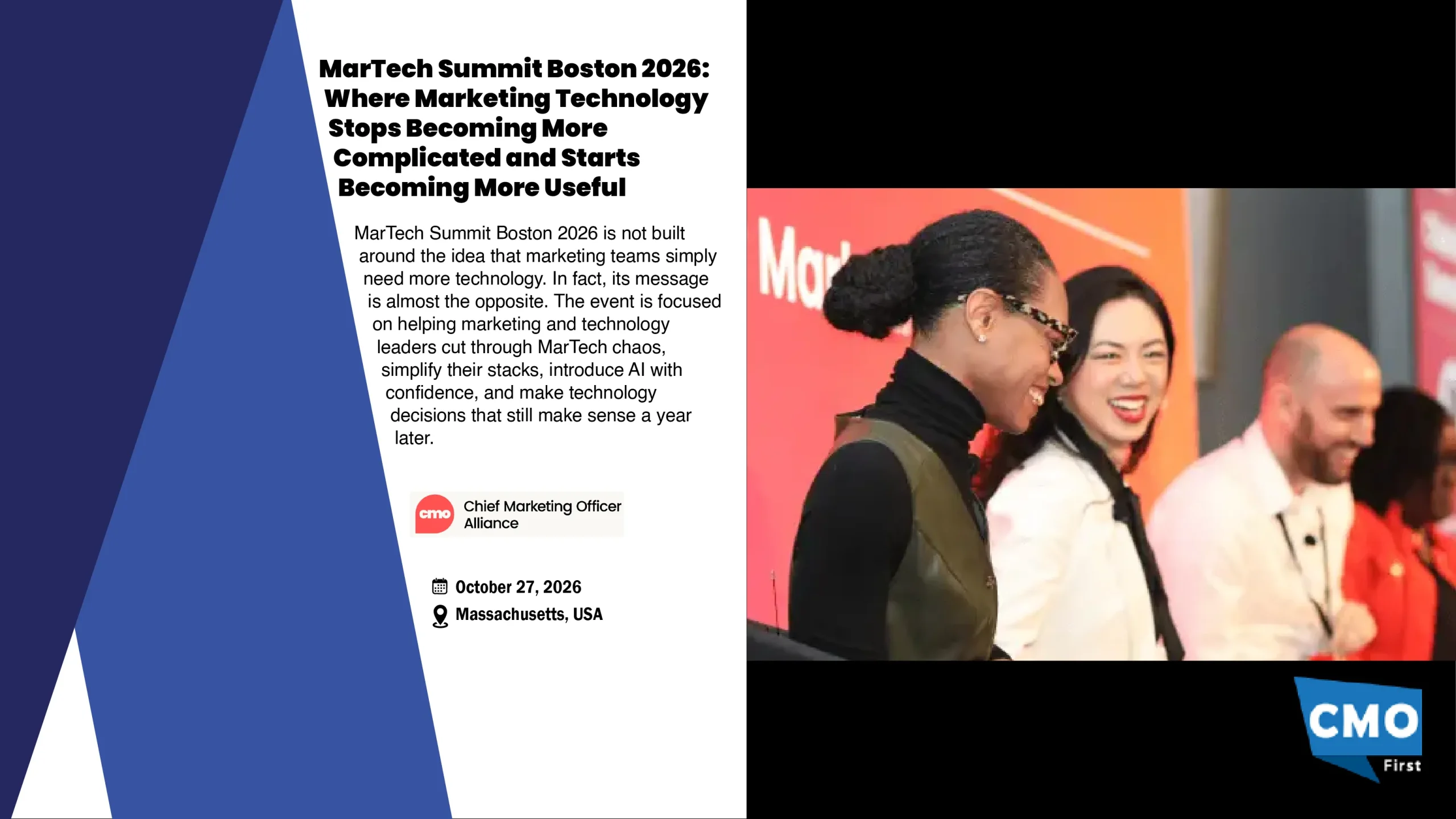 MarTech Summit Boston 2026: Where Marketing Technology Stops Becoming More Complicated and Starts Becoming More Useful